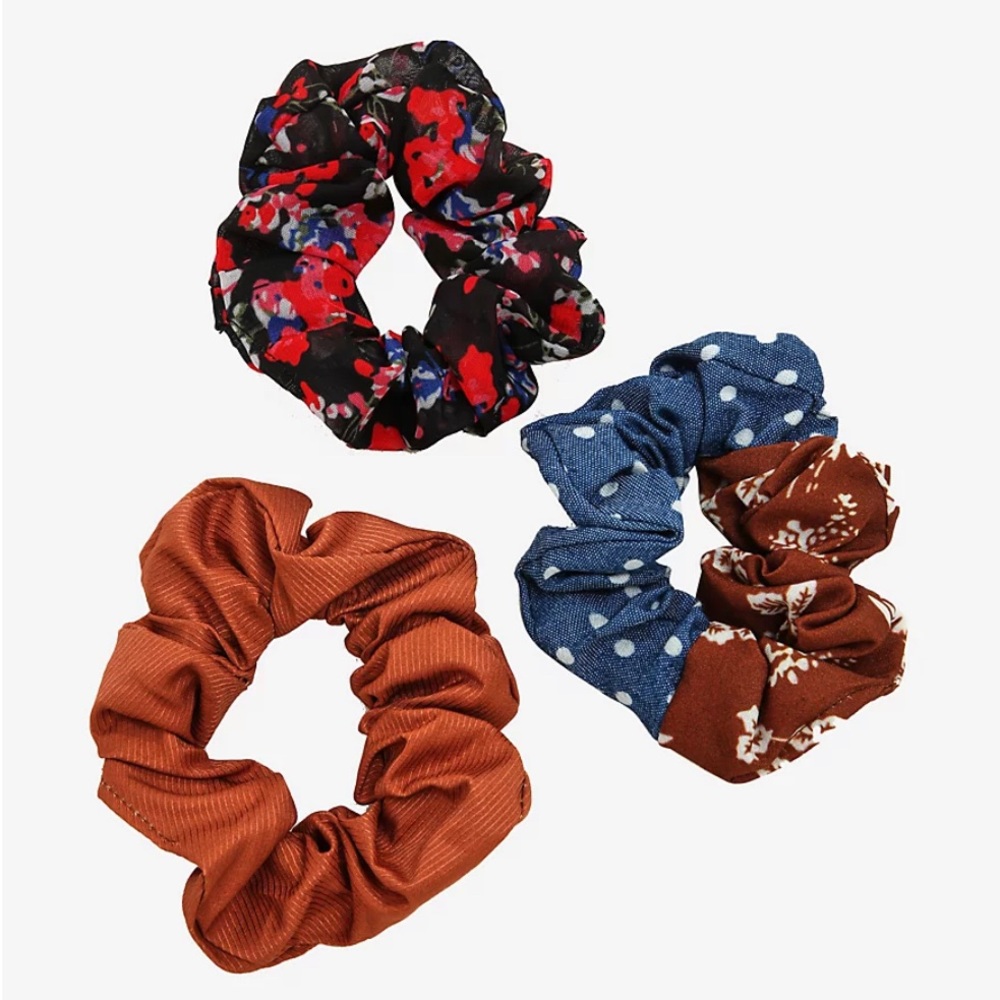 Autumn Florals Scrunchie Set